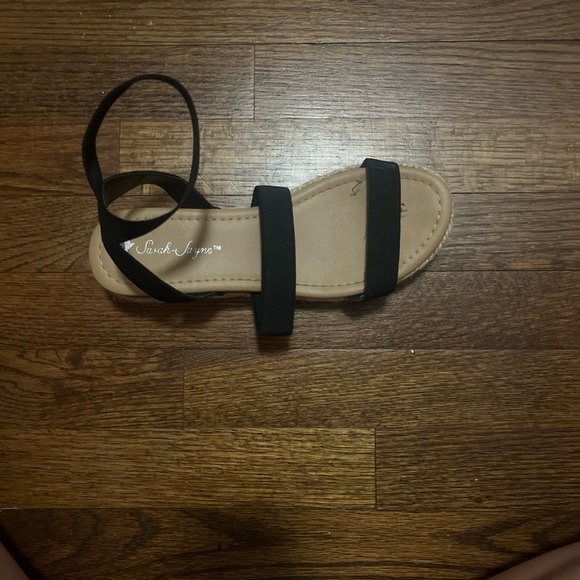 Black strap sandals - Picture 3 of 5